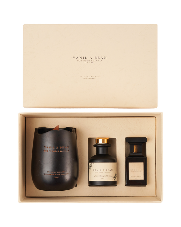 Oud Wood & Vanilla Gift Set - VANIL A BEAN
