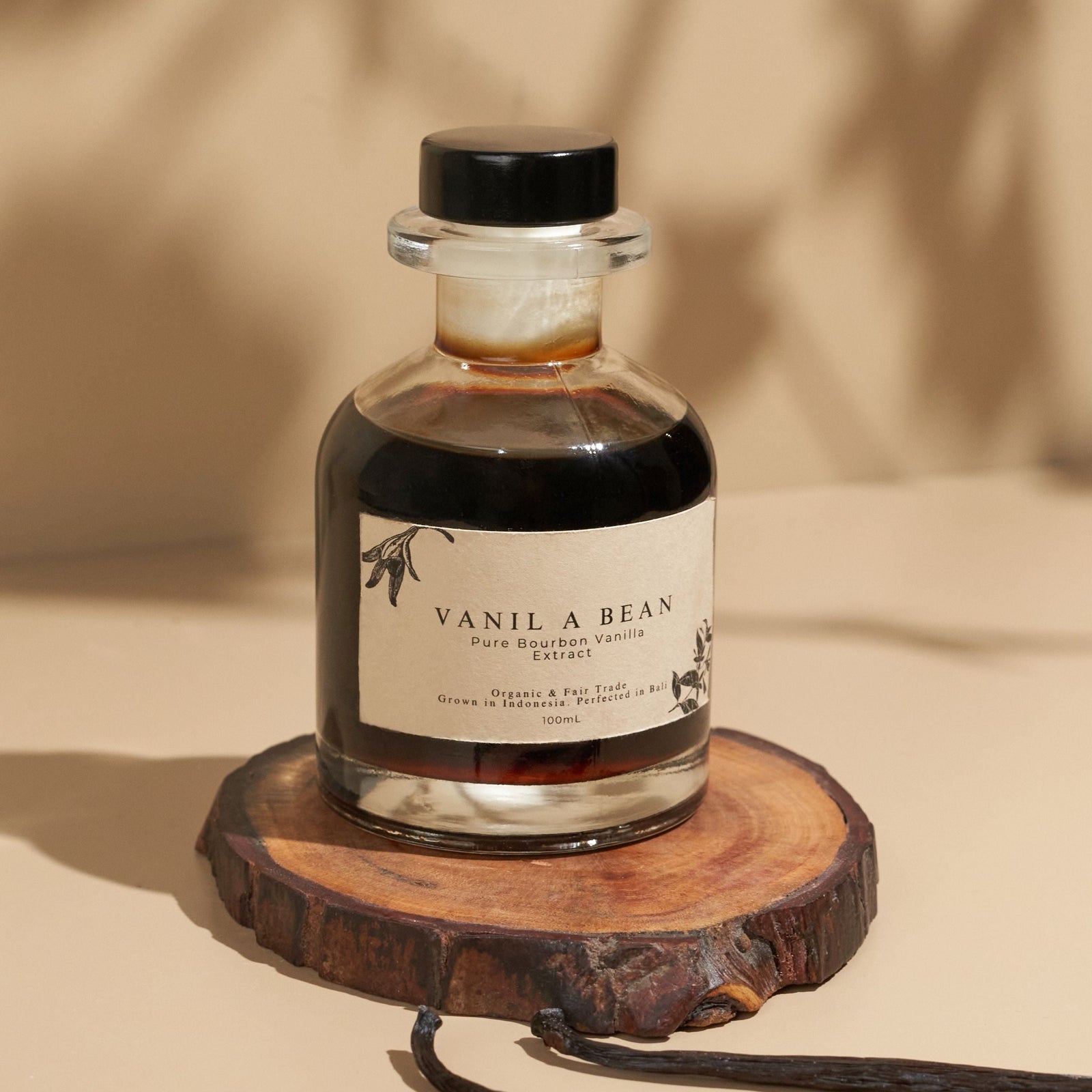 Organic Bourbon Vanilla Extract Single Fold — organic vanilla extract